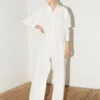 DATURALinen Ren Jumpsuit - White