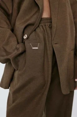 Silk LaundryYak Blend Track Pants - Beech