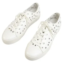 Yohji YamamotoEyelets Sneakers - White