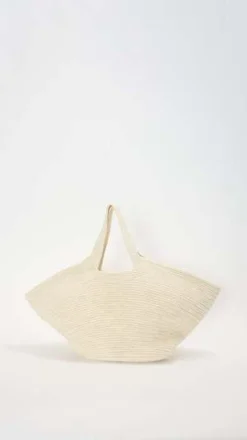 Lauren ManoogianZig Zag Tote - Natural
